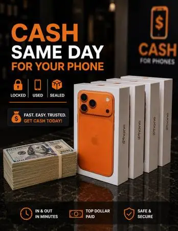 I buy Phones, NEW & USED// CASH SAME DAY/ 17 Pro Max