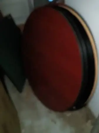 -2- Round 40 Table Tops.  - Need some refinish - Sell Both
