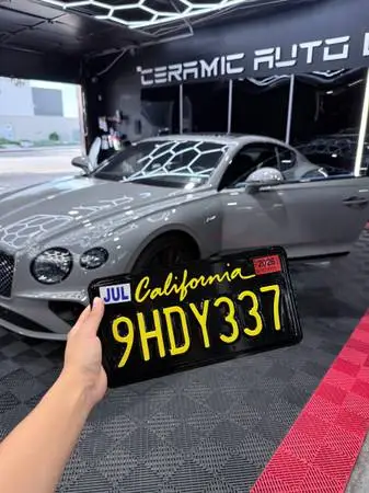 License plate wrap