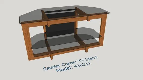 Sauder Corner TV Stand 44 x 31 x 22