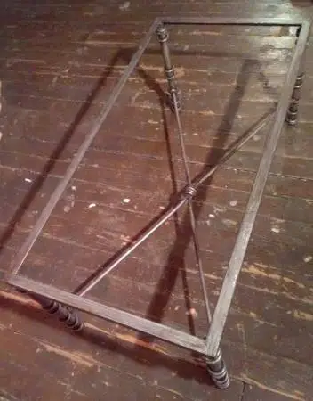 METAL COFFEE TABLE FRAME