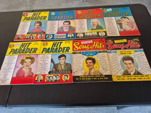 Vintage Hit Parader and Song Magazine and Misc Magazines
