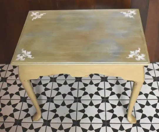 Vintage Artisan Design Utility Table Hardwood