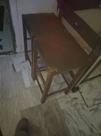 Two bar stools