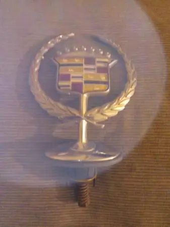Cadillac hood ornament complete assembly original GM