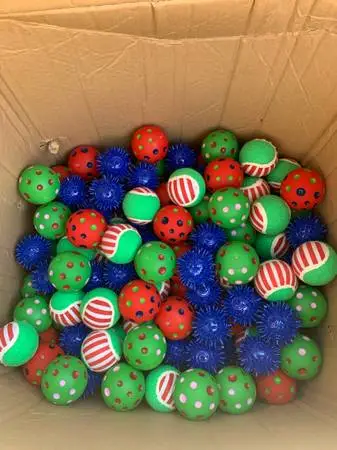30New Ethical Pet Sensory Ball Tough Dog Chew Toys For Sale $2.00 Each