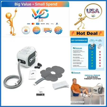 Ossur Cold Rush Therapy Ice Machine Cryotherapy System for Pain Relief