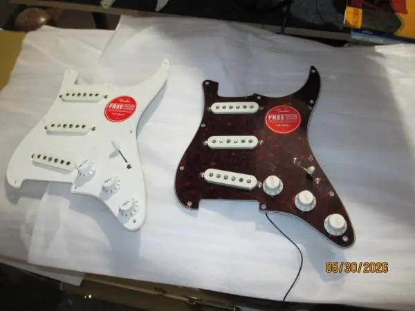 loaded pickguard sss out of squier vibe