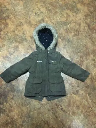 Osh Kosh b gosh kids winter coat jacket parka double zipper (size 3T)