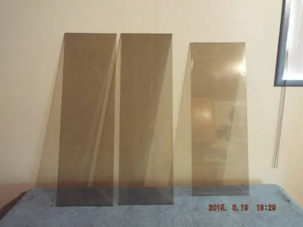 *** Smoked Tinted and Clear Glass Shelves ( Tempered ) ***