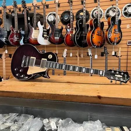 Grote LP Trans Purple Electric Guitar **Gravity Music Gear**