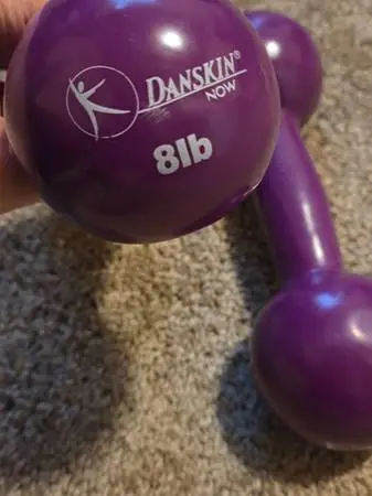 8lb handweight dumbells exercise workout