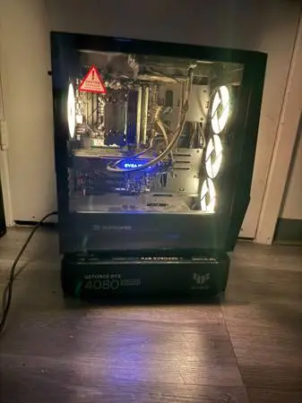high end custom build gaming PC,  RTX 2080 water cooled video card