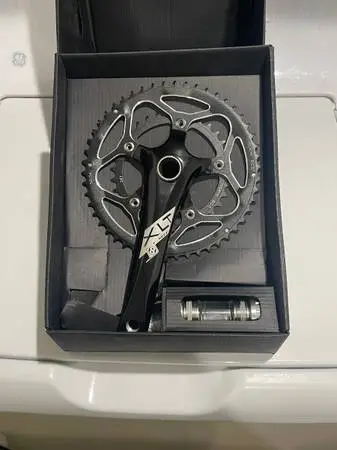 ORIGIN 8 XLT INTEGRATED COMPACT CRANKSET, 50/34, INCL BB, NEW IN BOX