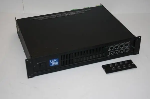 QSC CX108V Commercial Power Amp - 8 Ch - 100 WPC - Tested / Serviced