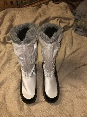 Totes Womens Rachel Winter Waterproof Snow Boots Size 10M