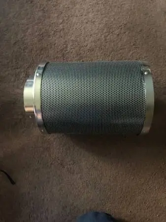 6” Air Carbon Filter Indoor Plant Inline Fan Hydroponics Grow Rooms