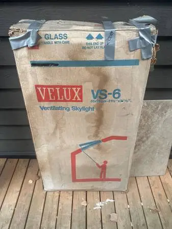 Velux skylight