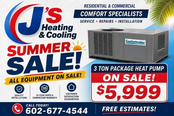 HUGE SAVINGS ON ANY NEW 2-3-4-5 TON HEAT PUMP FULLY INSTALLED