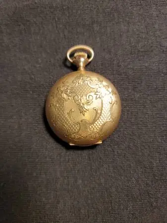 Ladies Fahys Montauk gold filled pocket watch