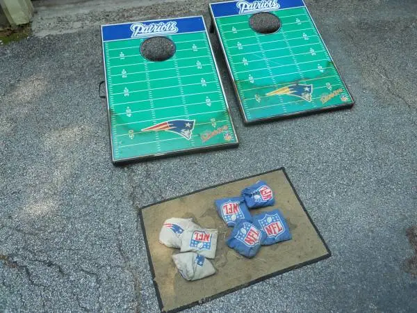 Cornhole yard game