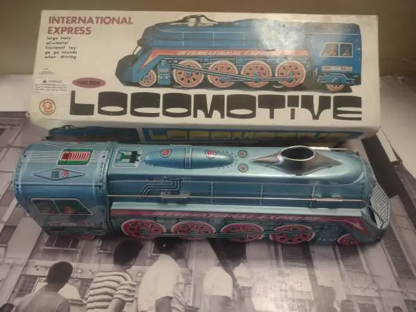 International Express Locomotive Friction Toy with Box