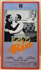 Enjoy 4 Road Movies featuring Bob Hope and Bing Crosby on VHS ONLY $30