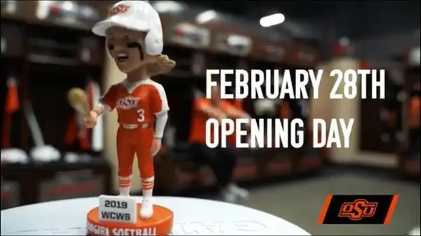 SAMANTHA SHOW BOBBLEHEAD OKLAHOMA STATE COWGIRLS NEW IN THE BOX