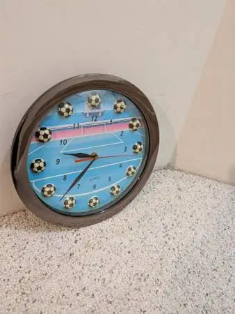 Nice SOCCER Themed 3D WALL CLOCK for Man cave or kids room