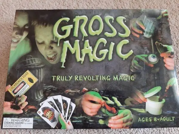 Gross Magic kit, Truly Revolting Magic --never used, with instructions