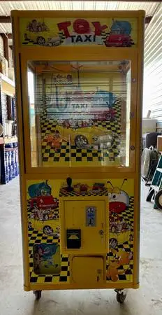 Plush Crane Claw Machine Toy Taxi Floor Model New DBA Includes Toys