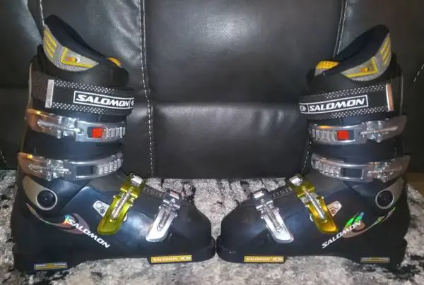Salomon Xwave 8.0 ski boots mens size 8 womens 9 26 26.5 mondo
