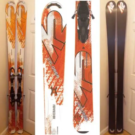 K2 Apache Xplorer 184cm all mountain skis + Marker MX 12.0 bindings