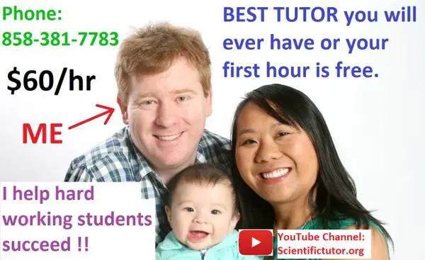*IN HOME Science TUTOR Chemistry/Physics/Biology 12 years Experience*