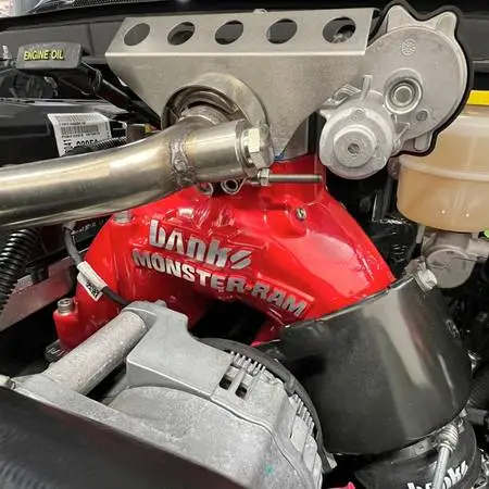 07.5-18 ram 2500/3500 banks monster ram intake horn w/ fuel lines