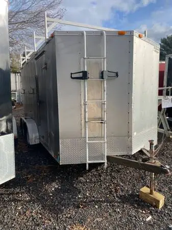 14’ Enclosed Contractor Trailer