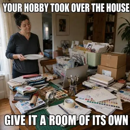 🎨 A Private Workspace for Hobbies, Creative Projects & Small Business