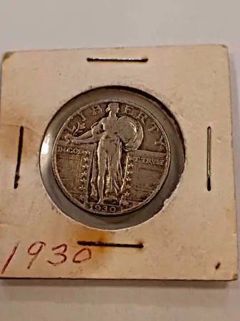 1930s Standing Liberty Silver Quarter