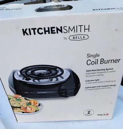 NEW! KitchenSmith Single Coil Burner