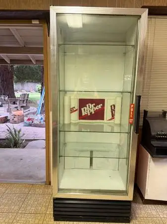 Dr Pepper Display Case-No Motor-30 1/2 wide X 65 Tall