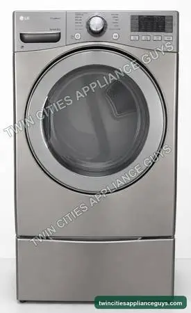 LG 7.4 Cu Ft Front-Load Gas Dryer with Pedestal — $250
