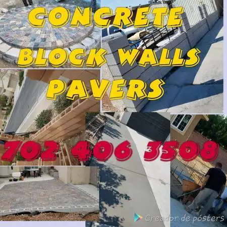 CONCRETE AND BLOCK WALLS