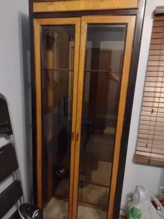 Glass display/ curio cabinet