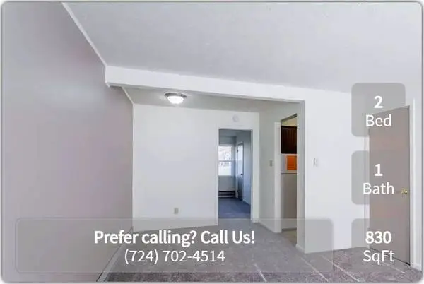 830 sqft 2 bd, 1 ba ready to lease! Come on over and check us out!