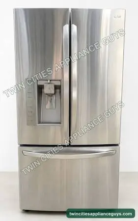 LG 30.7 Cu Ft French-Door Refrigerator with Ice & Water — $500
