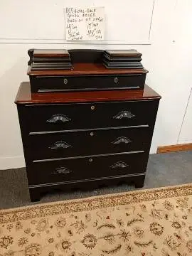 Price drop Rebuilt and refinished antique dresser