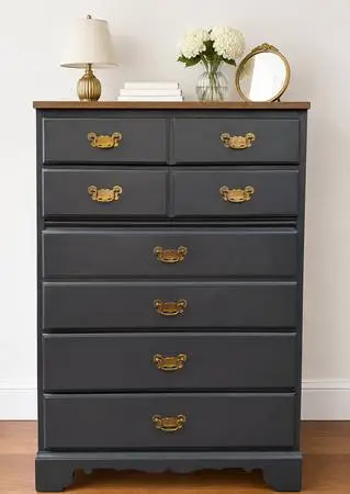 Beautiful Solid Wood Dixie Highboy Dresser