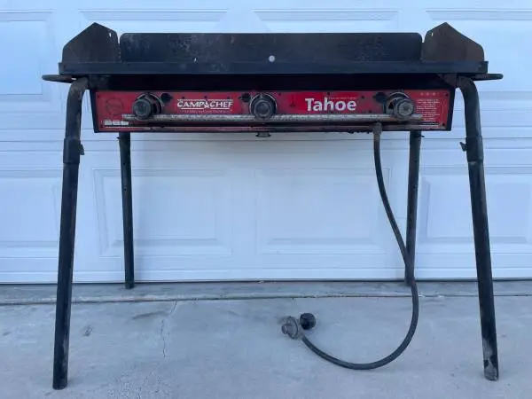 Camp Chef Three-Burner Outdoor Cooking Gas Stove