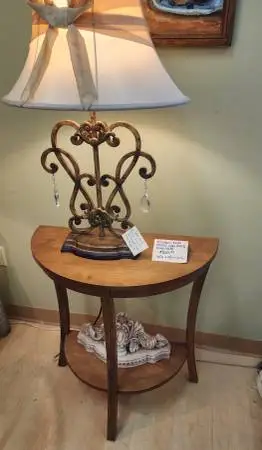 Modern Half Moon Entry Table-NOW