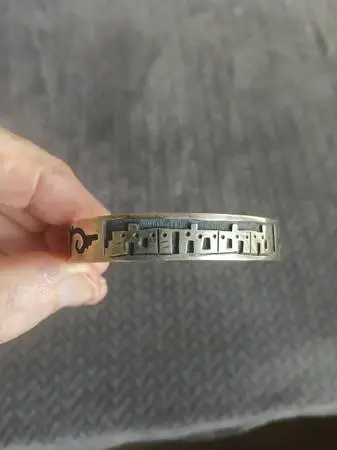 Silver Overlay Bracelet by Jon Honie